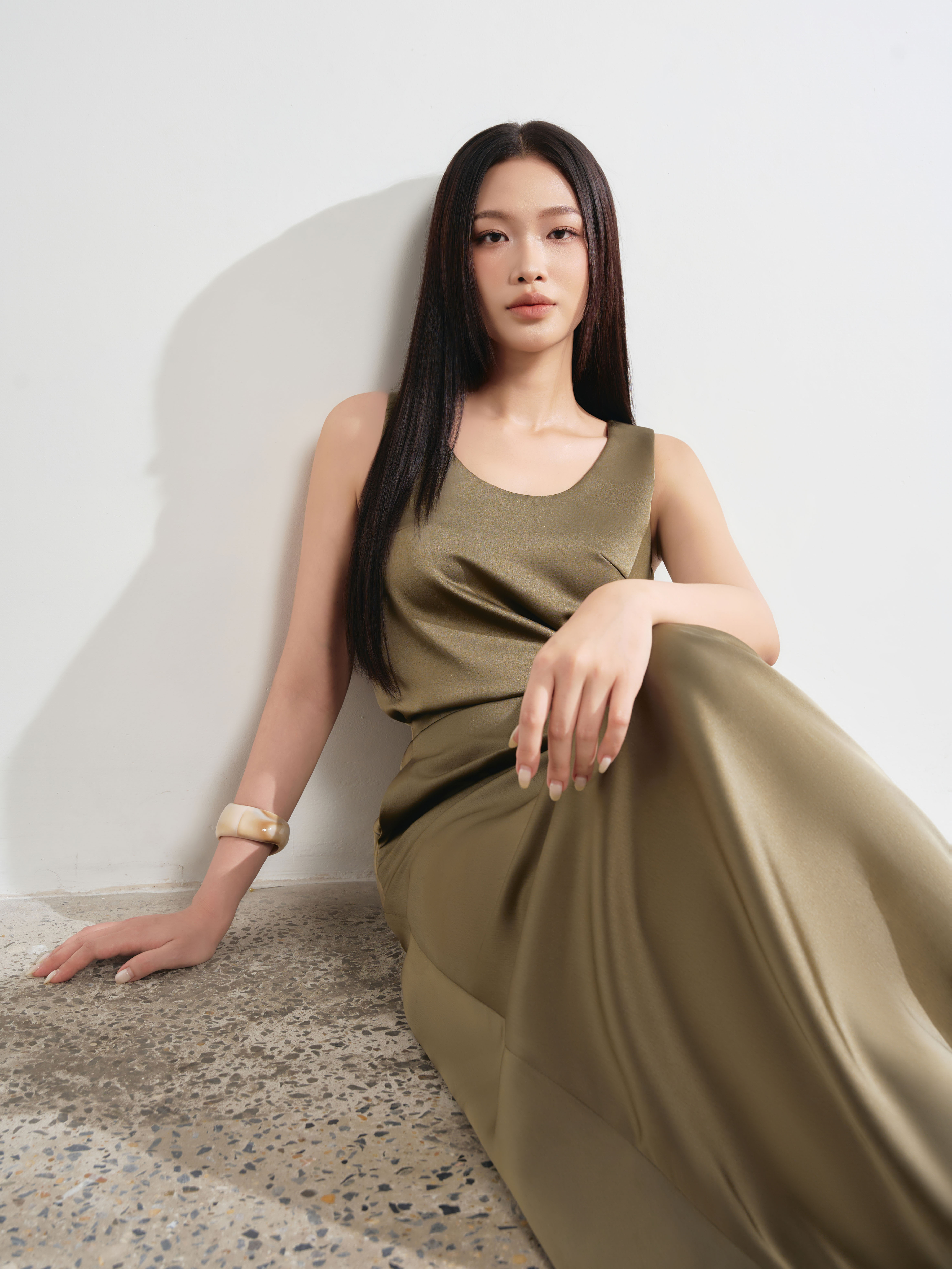 Chân váy maxi lụa cạp rời_A.1-3175